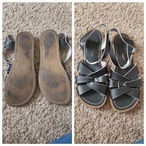 Salt water sandals Black